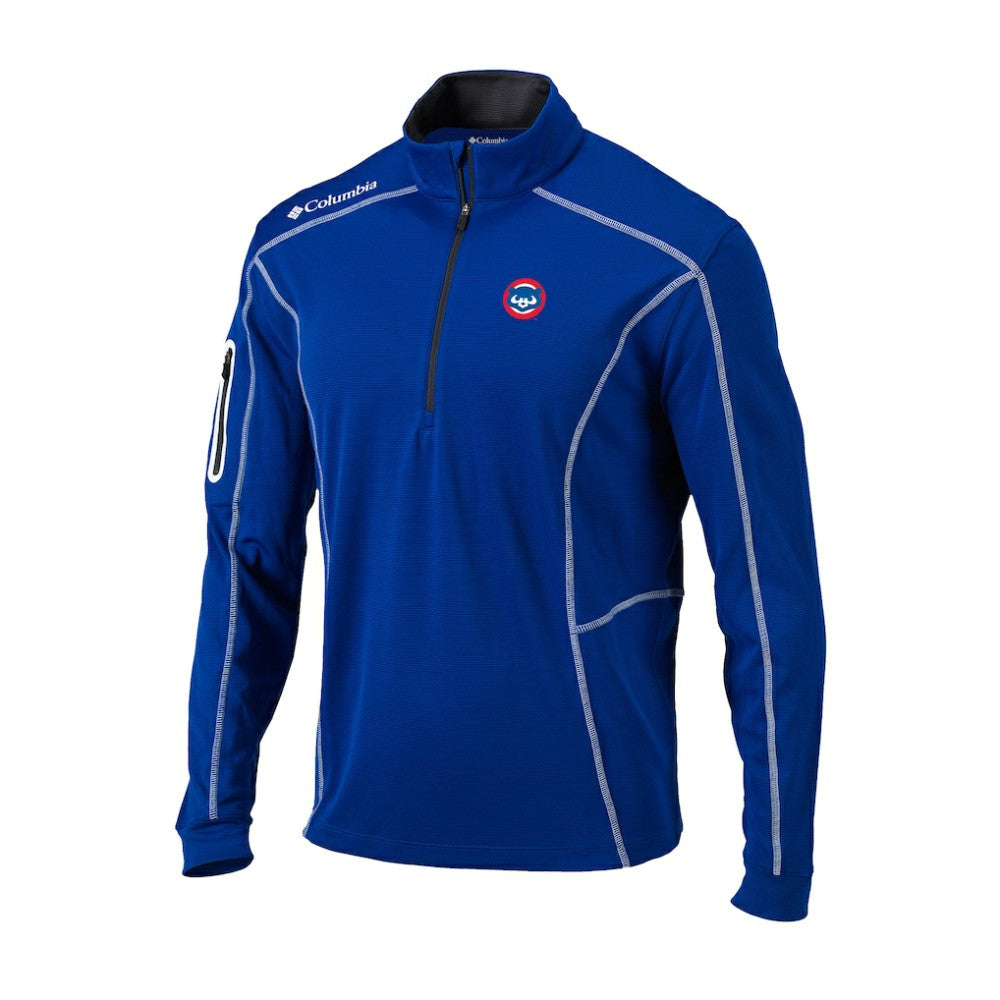 MLB Chicago Cubs Columbia Cooperstown Collection Omni-Wick Shotgun Quarter-Zip Top