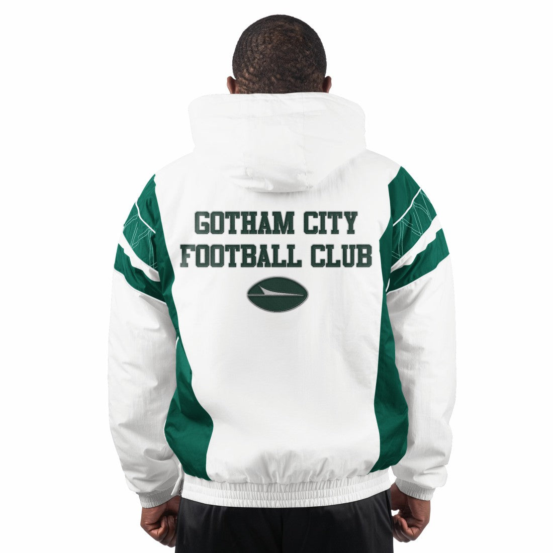 Starter Gotham City Half-Zip Hoodie Jacket - New York Jets