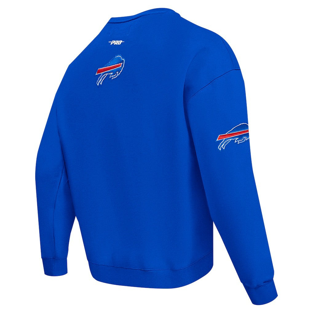 Pro Standard Turn It Up Drop Shoulder Pullover Sweatshirt - Buffalo Bills