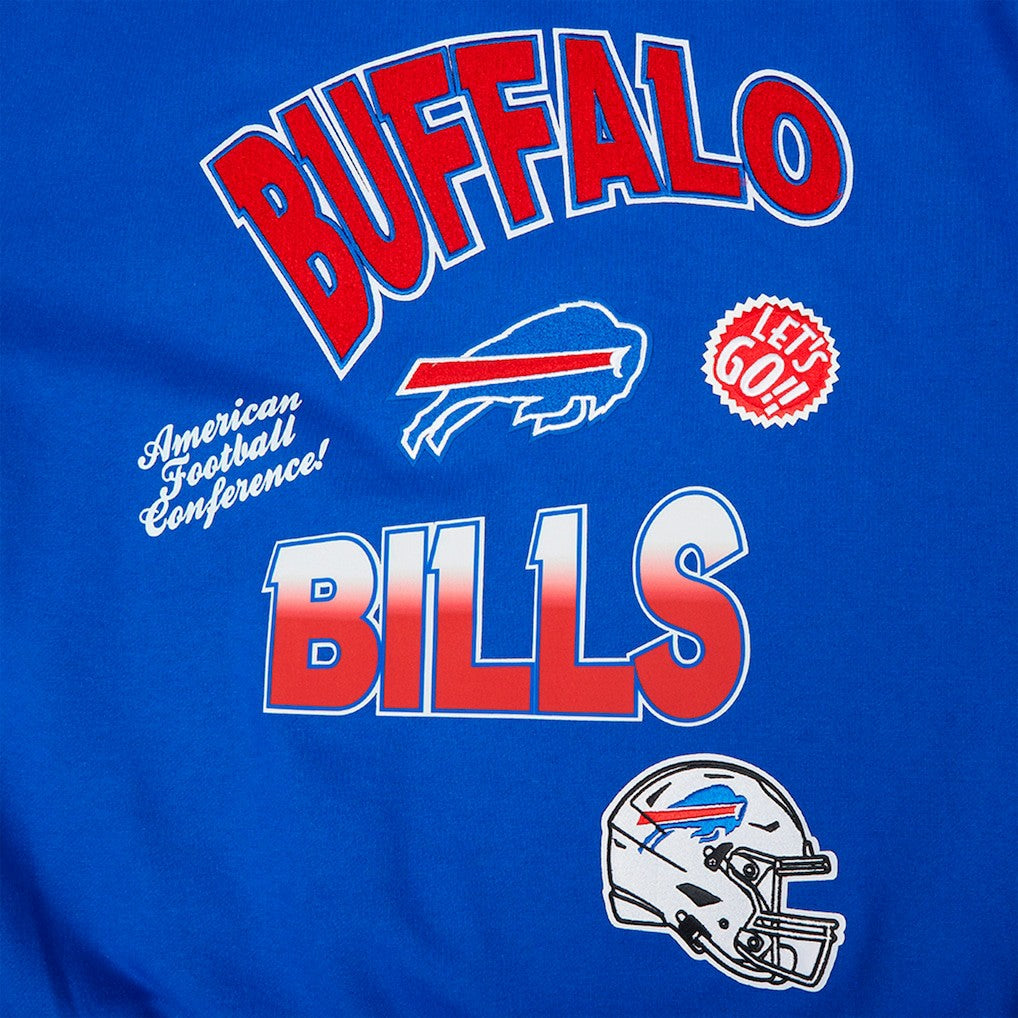 Pro Standard Turn It Up Drop Shoulder Pullover Sweatshirt - Buffalo Bills