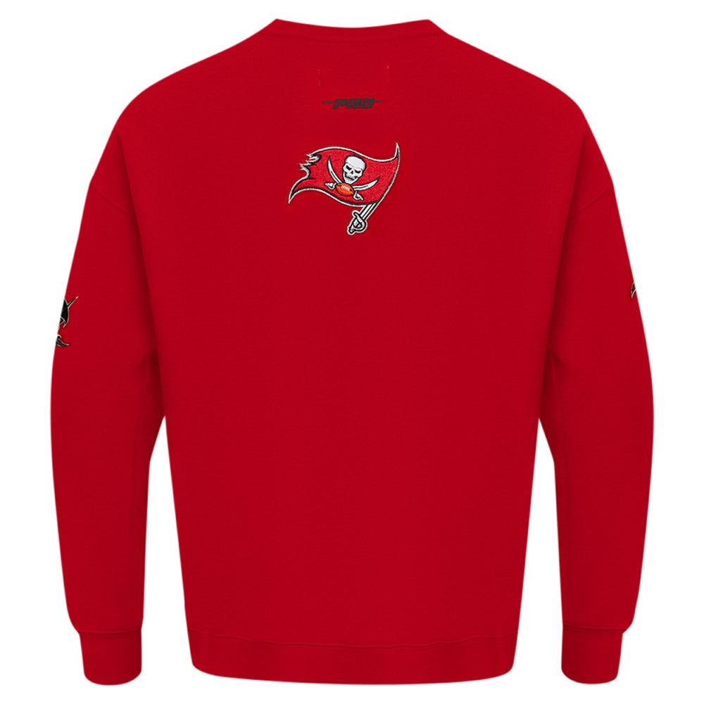 Pro Standard Turn It Up Drop Shoulder Pullover Sweatshirt - Tampa Bay Buccaneers