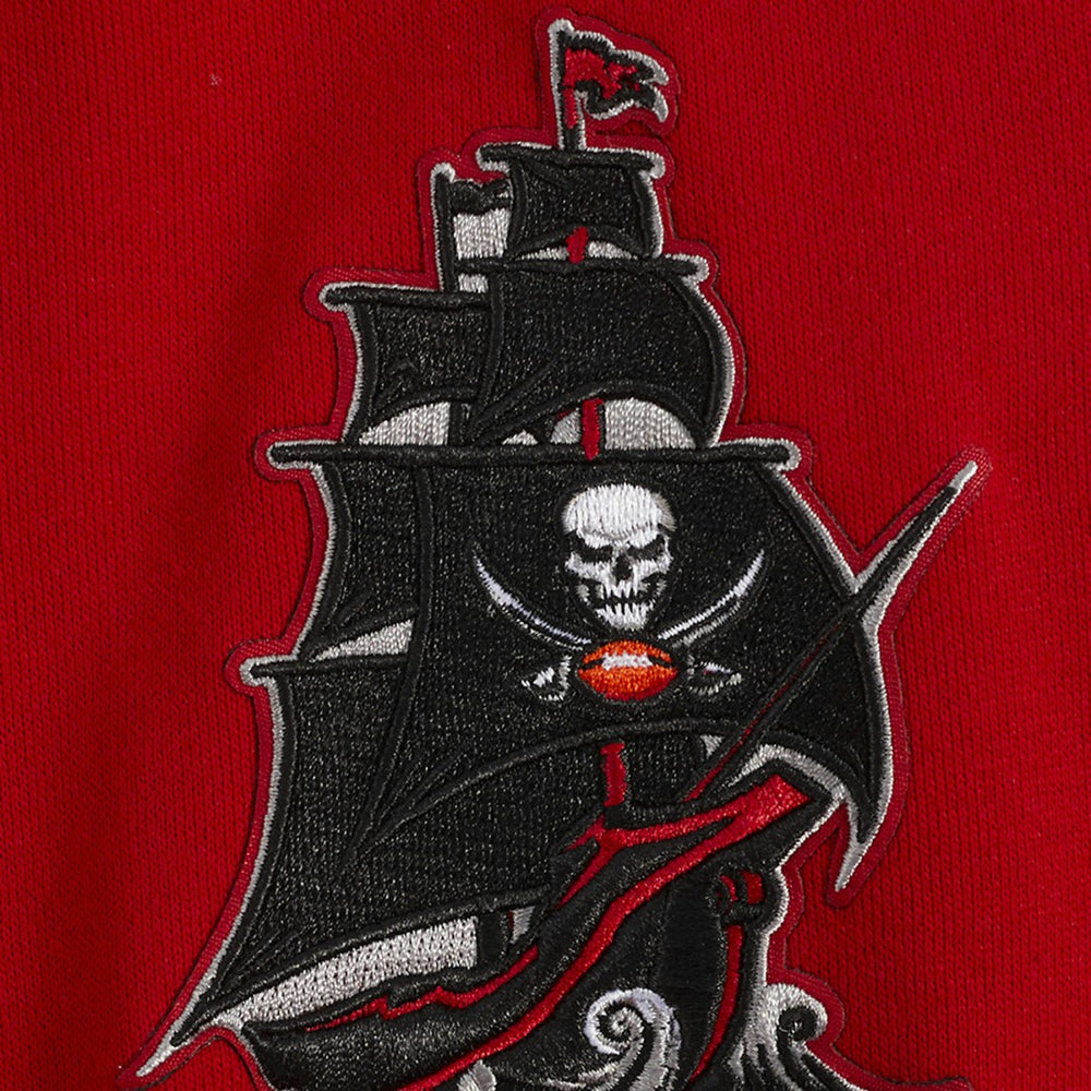 Pro Standard Turn It Up Drop Shoulder Pullover Sweatshirt - Tampa Bay Buccaneers