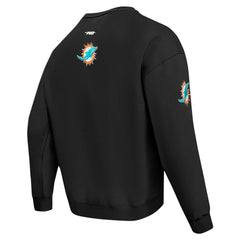 Pro Standard Turn It Up Drop Shoulder Pullover Sweatshirt - Miami Dolphins