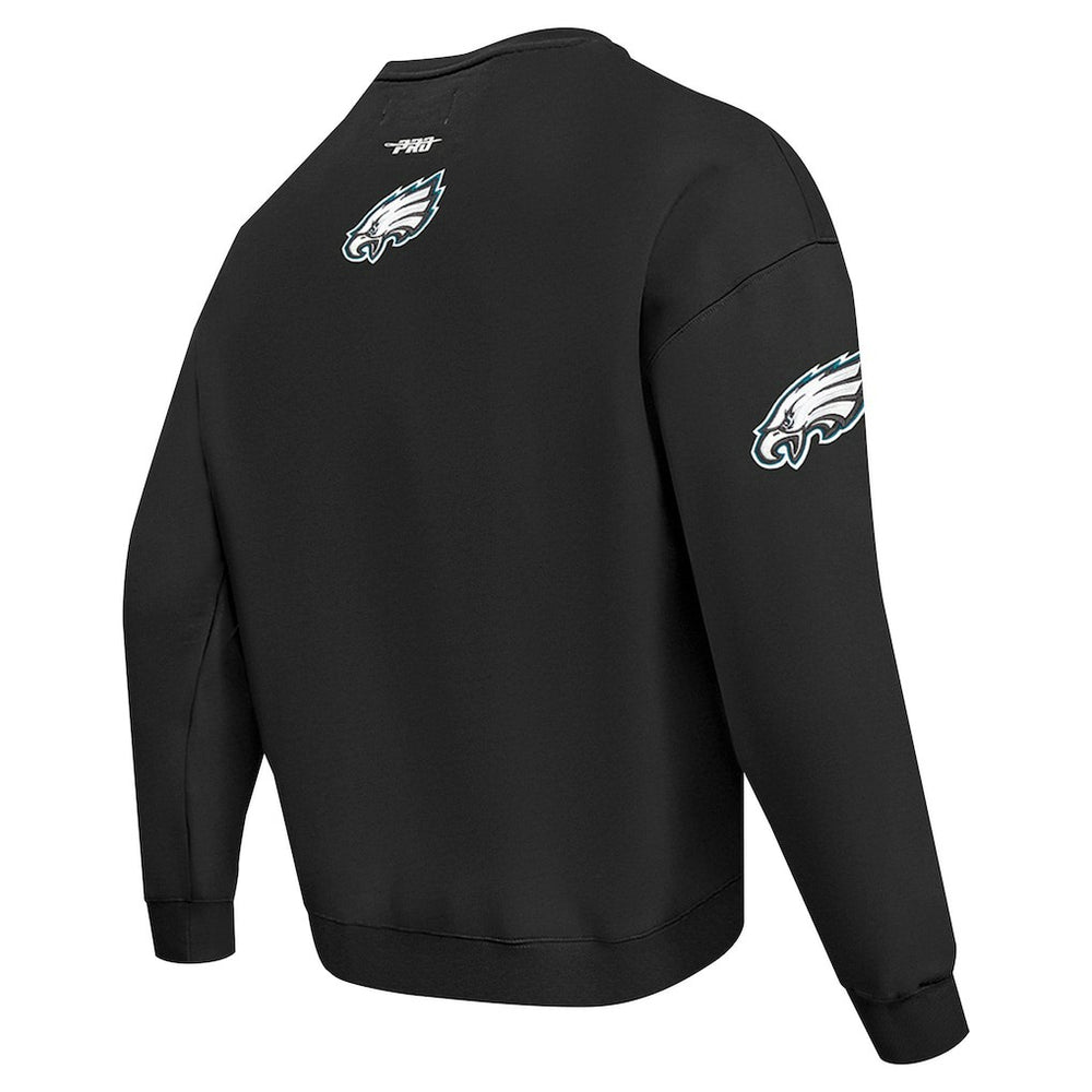 Pro Standard Turn It Up Drop Shoulder Pullover Sweatshirt - Philadelphia Eagles