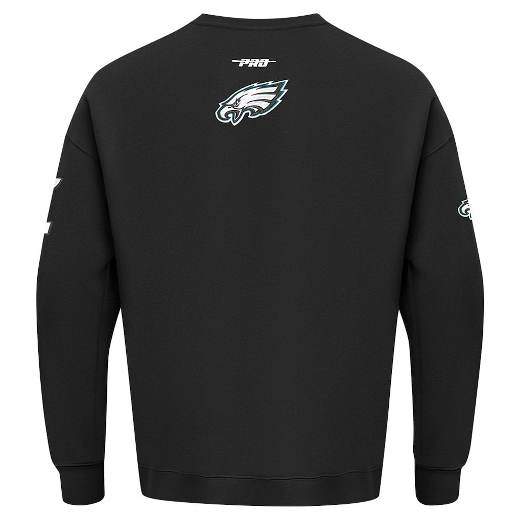 Pro Standard Turn It Up Drop Shoulder Pullover Sweatshirt - Philadelphia Eagles