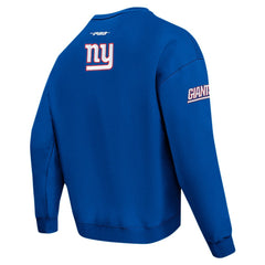 Pro Standard Turn It Up Drop Shoulder Pullover Sweatshirt - New York Giants