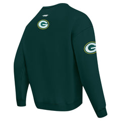 Pro Standard Turn It Up Drop Shoulder Pullover Sweatshirt - Green Bay Packers