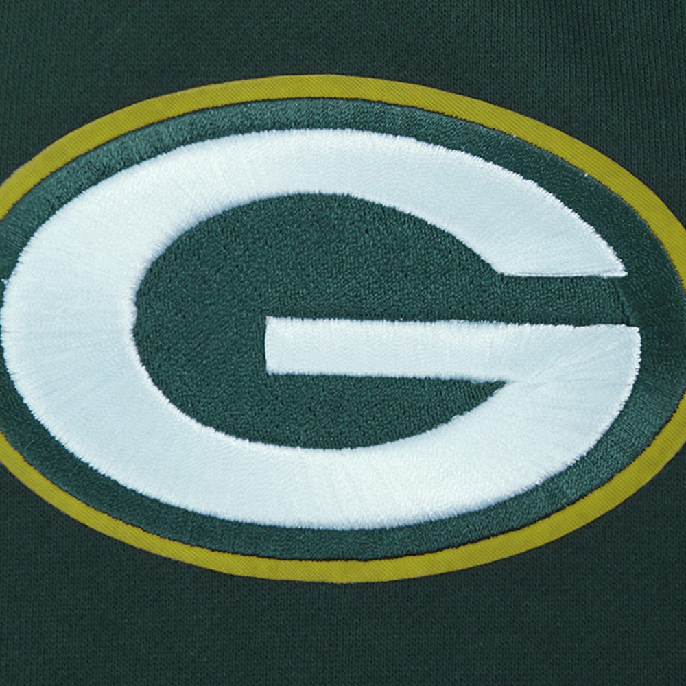 Pro Standard Turn It Up Drop Shoulder Pullover Sweatshirt - Green Bay Packers