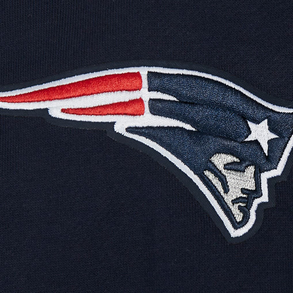 Pro Standard Turn It Up Drop Shoulder Pullover Sweatshirt - New England Patriots
