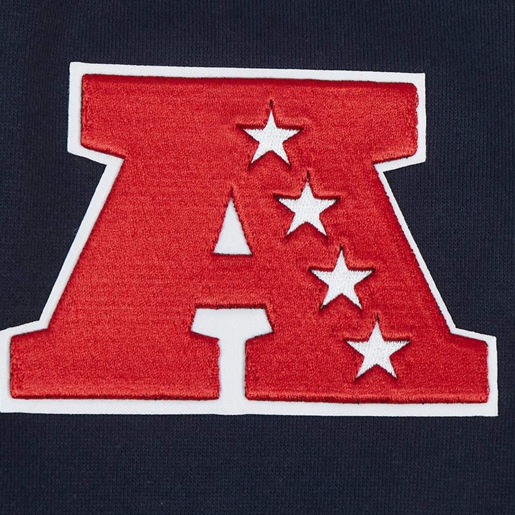 Pro Standard Turn It Up Drop Shoulder Pullover Sweatshirt - New England Patriots