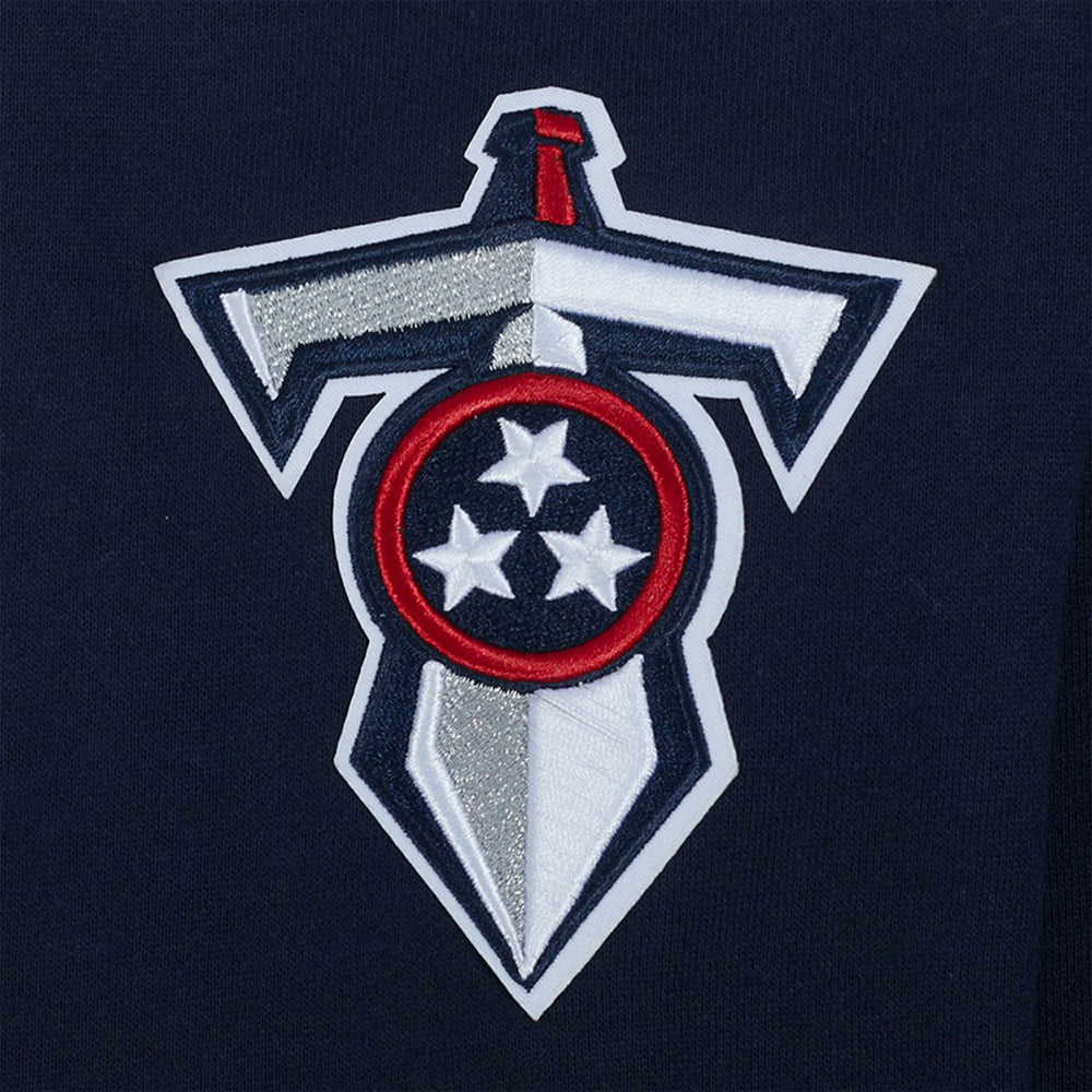 Pro Standard Turn It Up Drop Shoulder Pullover Sweatshirt - Tennessee Titans