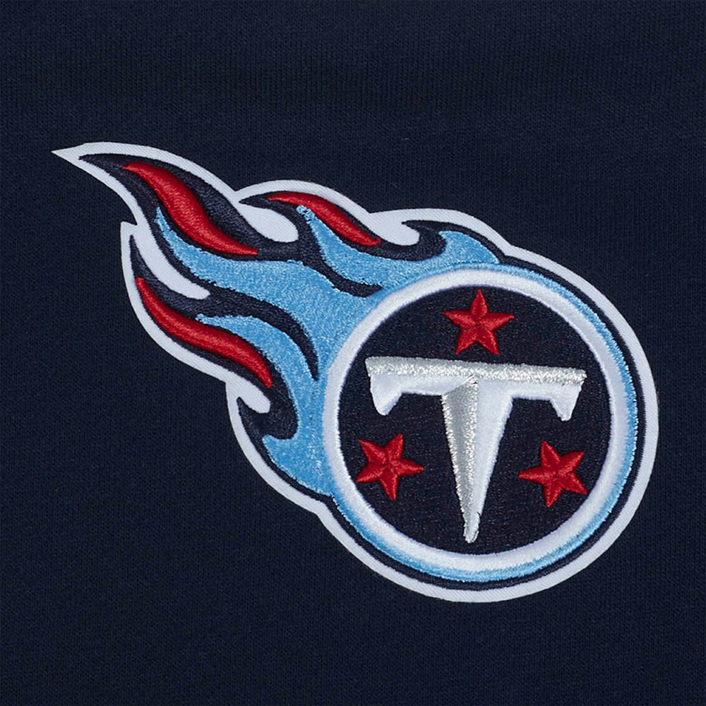 Pro Standard Turn It Up Drop Shoulder Pullover Sweatshirt - Tennessee Titans