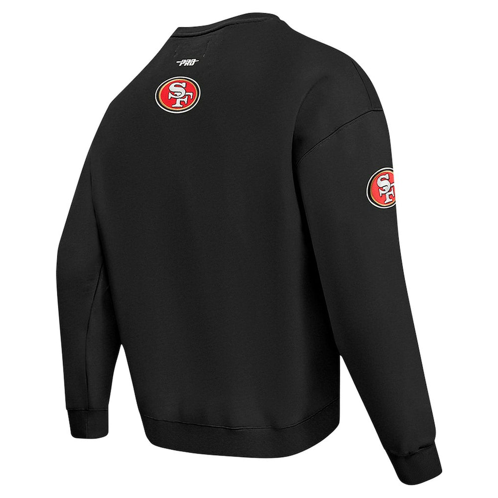 Pro Standard Turn It Up Drop Shoulder Pullover Sweatshirt - San Francisco 49ers