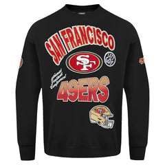 Pro Standard Turn It Up Drop Shoulder Pullover Sweatshirt - San Francisco 49ers