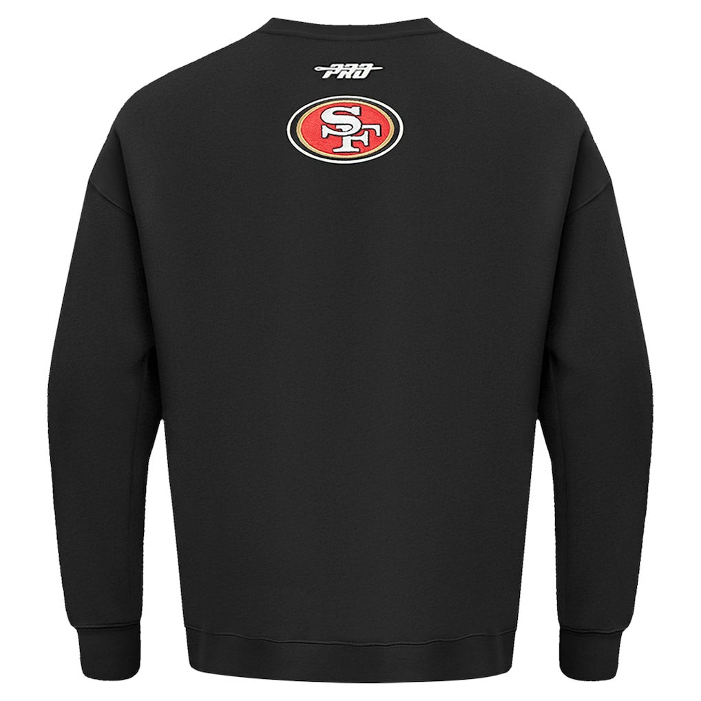 Pro Standard Turn It Up Drop Shoulder Pullover Sweatshirt - San Francisco 49ers