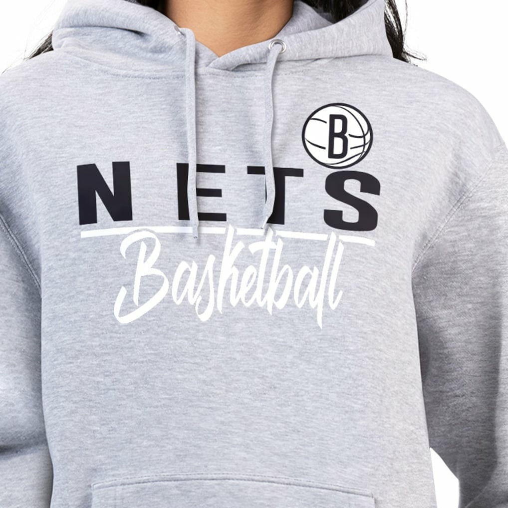 NBA Brooklyn Nets G-III 4Her by Carl Banks Women's Graphics Fleece Pullover Hoodie