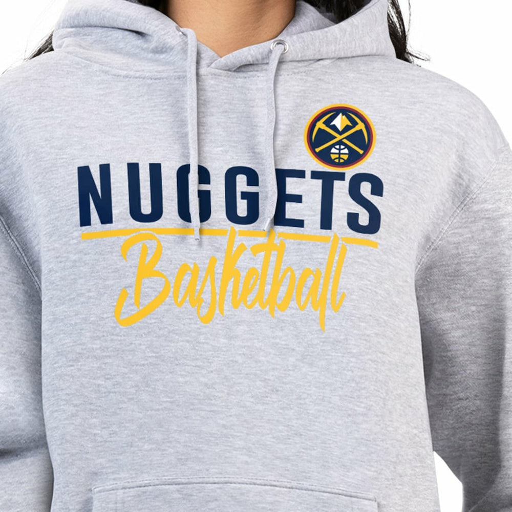 NBA Denver Nuggets G-III 4Her by Carl Banks Women's Graphics Fleece Pullover Hoodie sale