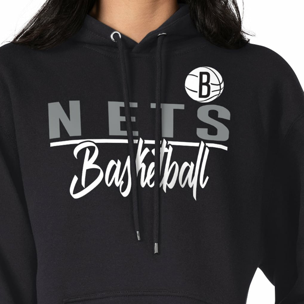 NBA Brooklyn Nets G-III 4Her by Carl Banks Women's Graphics Fleece Pullover Hoodie