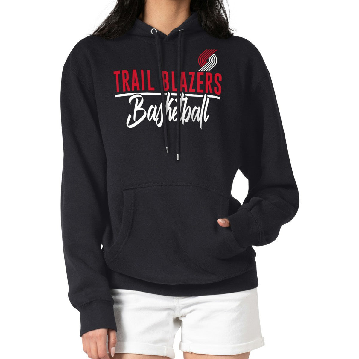 NBA Portland Trail Blazers G-III 4Her by Carl Banks Women's Graphics Fleece Pullover Hoodie