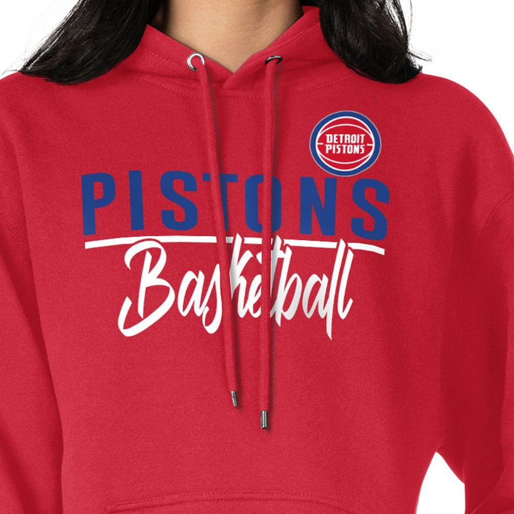 NBA Detroit Pistons G-III 4Her by Carl Banks Women's Graphics Fleece Pullover Hoodie sale
