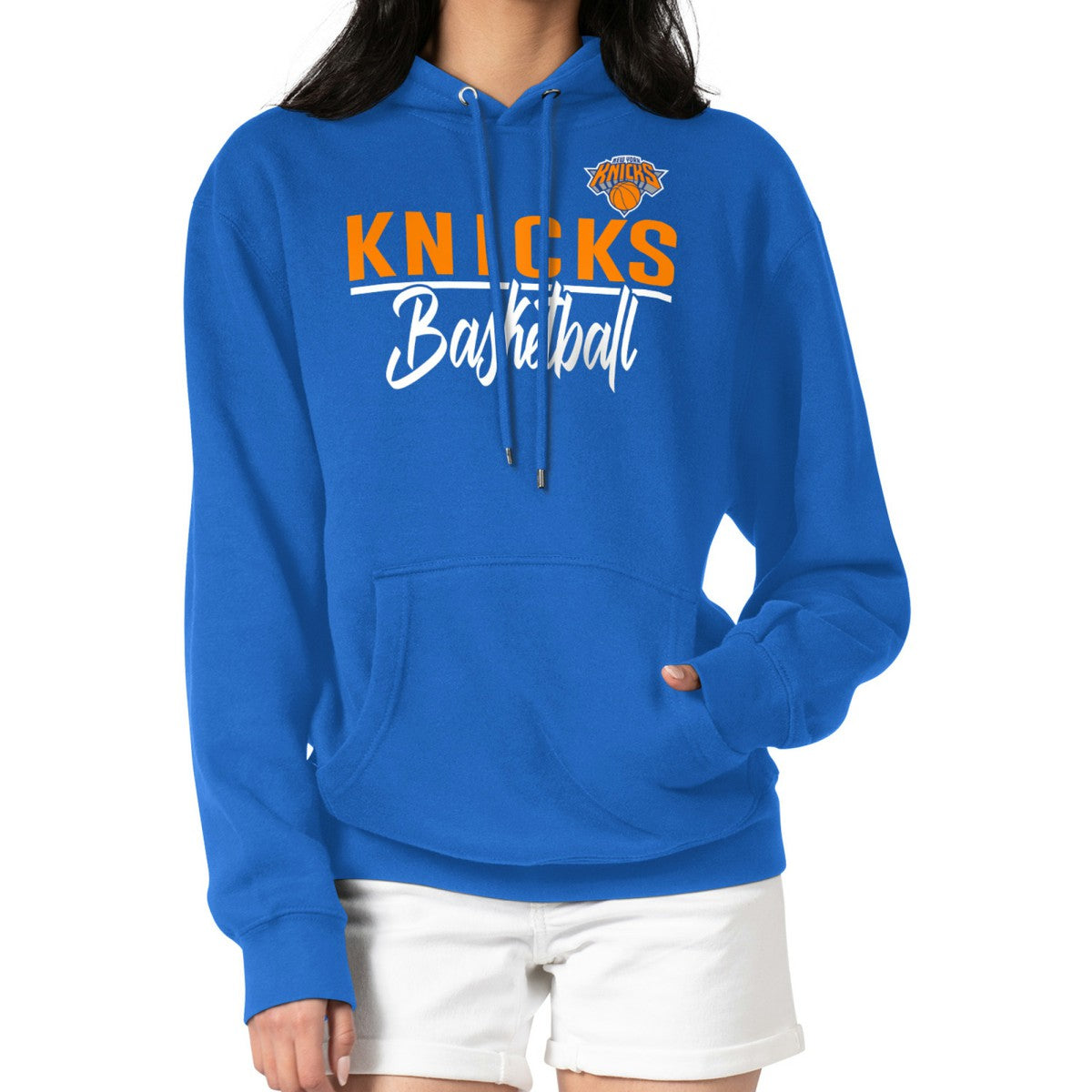 NBA New York Knicks G-III 4Her by Carl Banks Women's Graphics Fleece Pullover Hoodie
