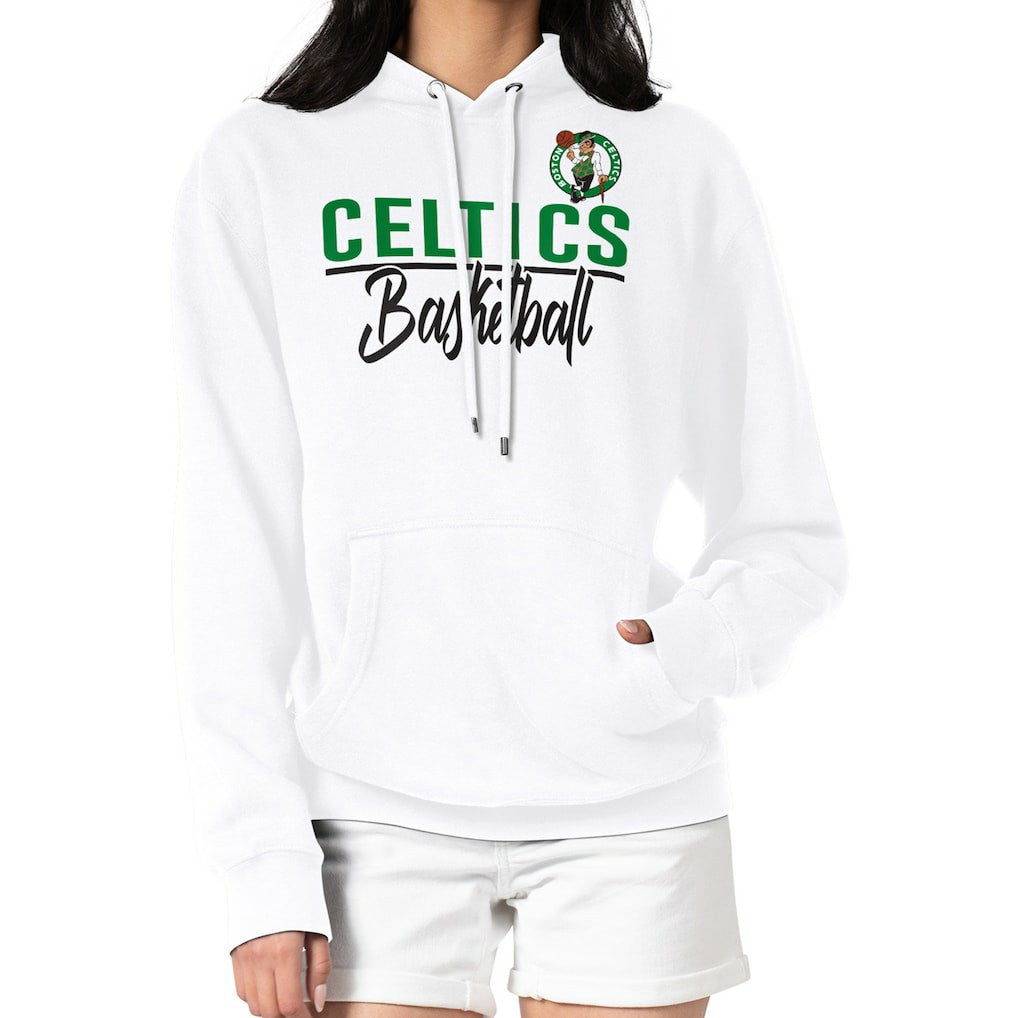 NBA Boston Celtics G-III 4Her by Carl Banks Women's Graphics Fleece Pullover Hoodie