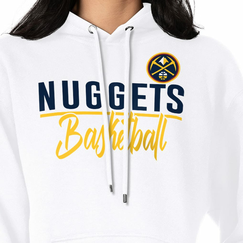 NBA Denver Nuggets G-III 4Her by Carl Banks Women's Graphics Fleece Pullover Hoodie sale