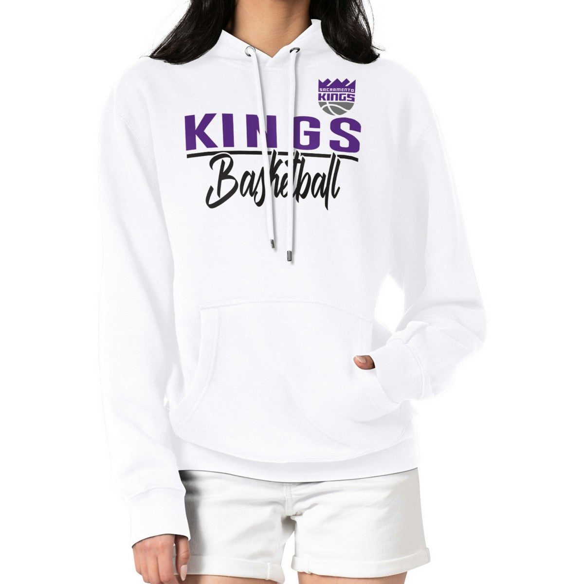 NBA Sacramento Kings G-III 4Her by Carl Banks Women's Graphics Fleece Pullover Hoodie