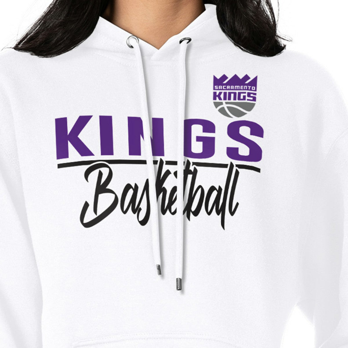 NBA Sacramento Kings G-III 4Her by Carl Banks Women's Graphics Fleece Pullover Hoodie