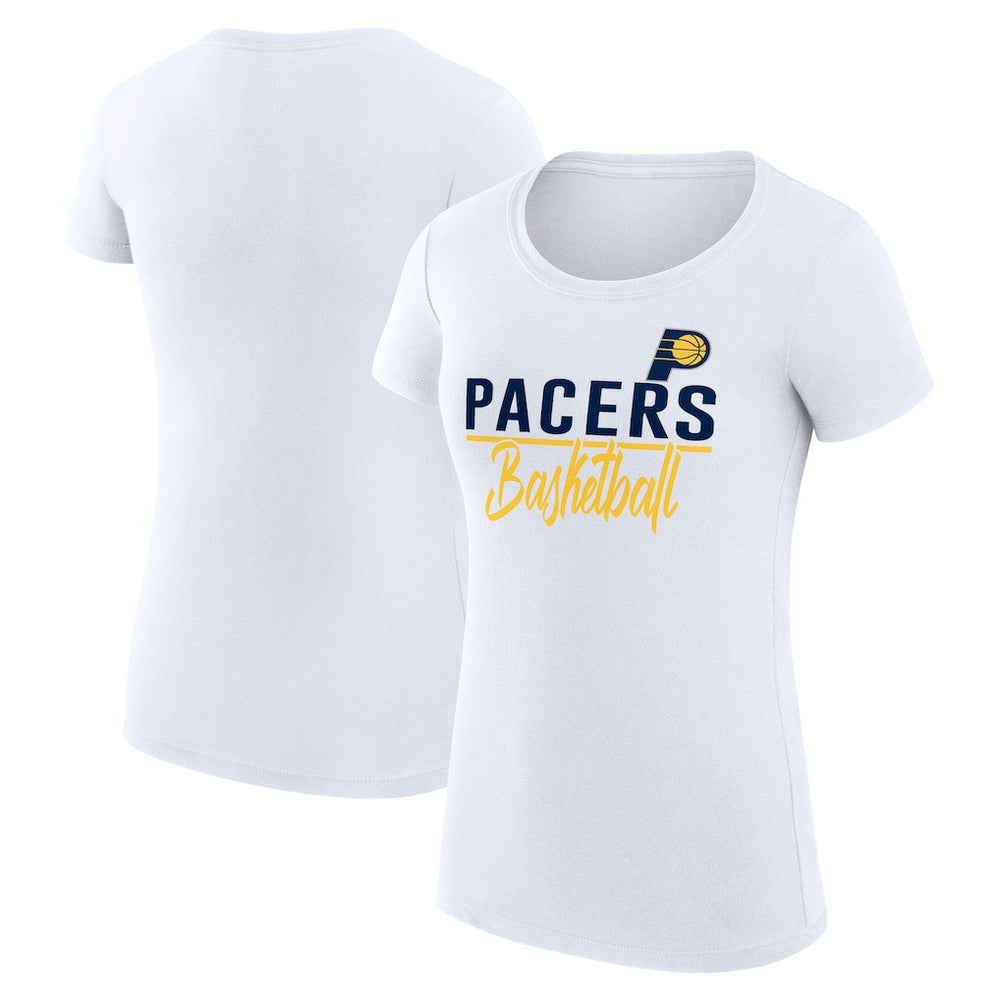 NBA Indiana Pacers G-III 4Her by Carl Banks Women's Super-Slim Fit Lightweight Team Sport V-Neck T-Shirt