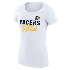 NBA Indiana Pacers G-III 4Her by Carl Banks Women's Super-Slim Fit Lightweight Team Sport V-Neck T-Shirt