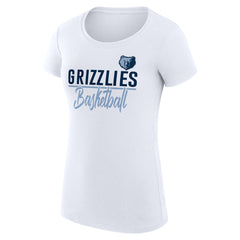 NBA Memphis Grizzlies G-III 4Her by Carl Banks Women's Super-Slim Fit Lightweight Team Sport V-Neck T-Shirt