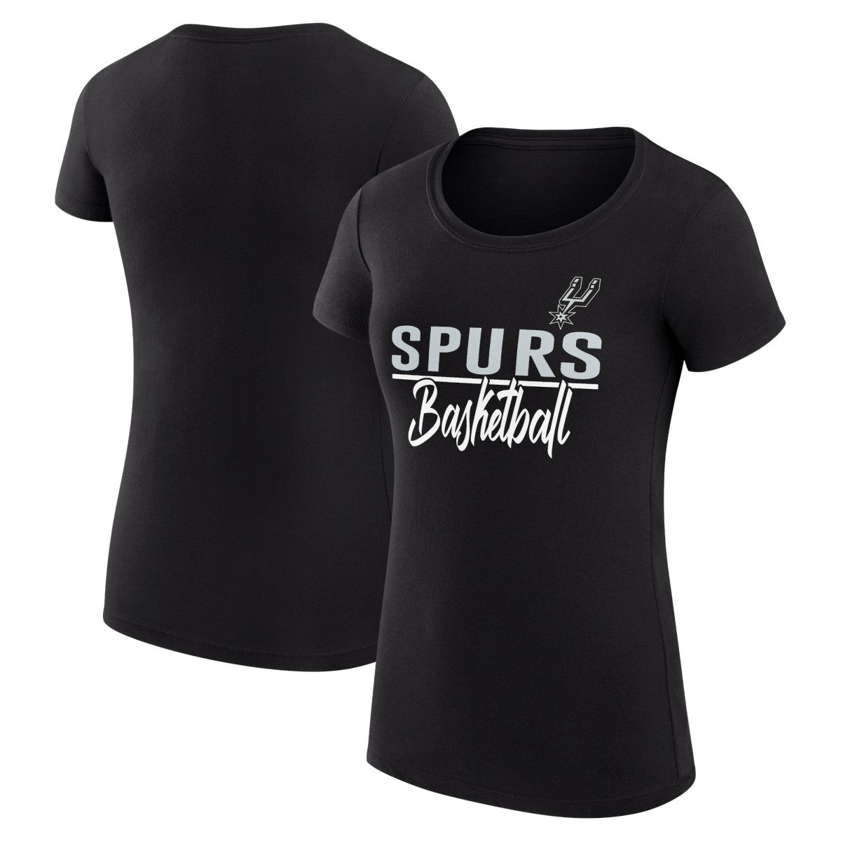 NBA San Antonio Spurs G-III 4Her by Carl Banks Women's Super-Slim Fit Lightweight Team Sport V-Neck T-Shirt