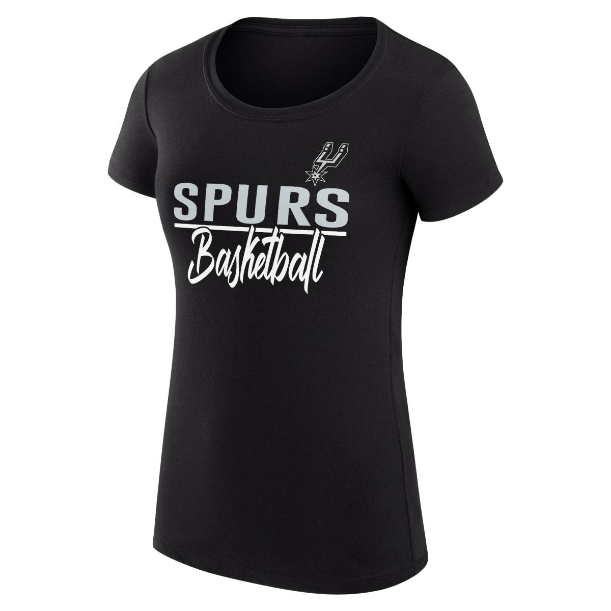 NBA San Antonio Spurs G-III 4Her by Carl Banks Women's Super-Slim Fit Lightweight Team Sport V-Neck T-Shirt