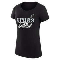 NBA San Antonio Spurs G-III 4Her by Carl Banks Women's Super-Slim Fit Lightweight Team Sport V-Neck T-Shirt