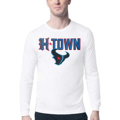 Starter H-Town Graphic Long Sleeve T-Shirt - Houston Texans