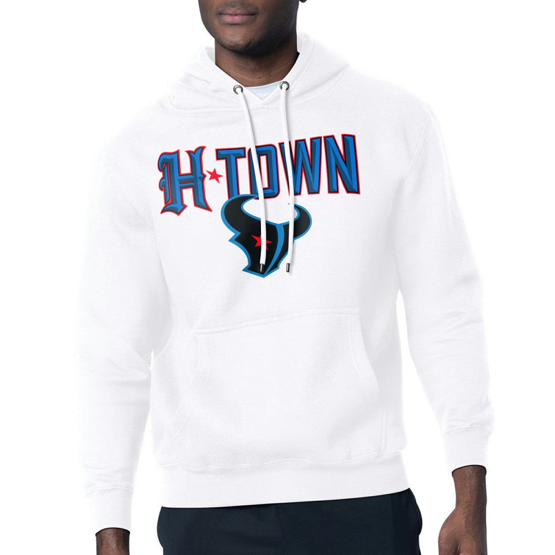 Starter H-Town Graphic Fleece Pullover Hoodie - Houston Texans