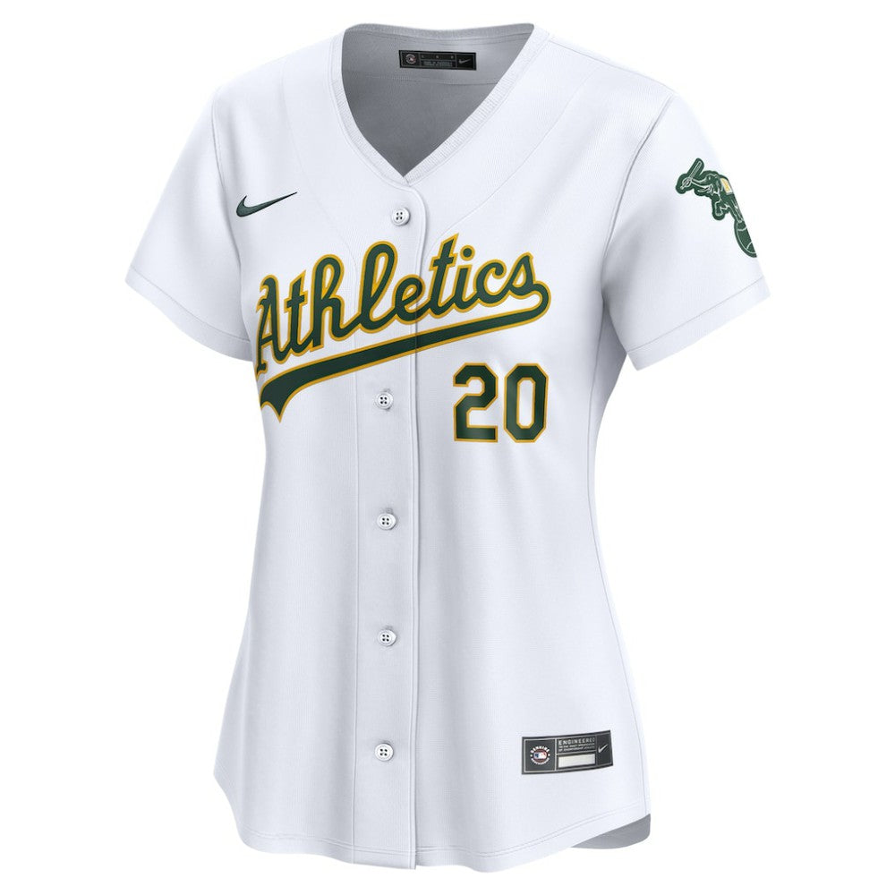 MLB Zack Gelof Athletics Nike Women's Home Limited Player Jersey – White