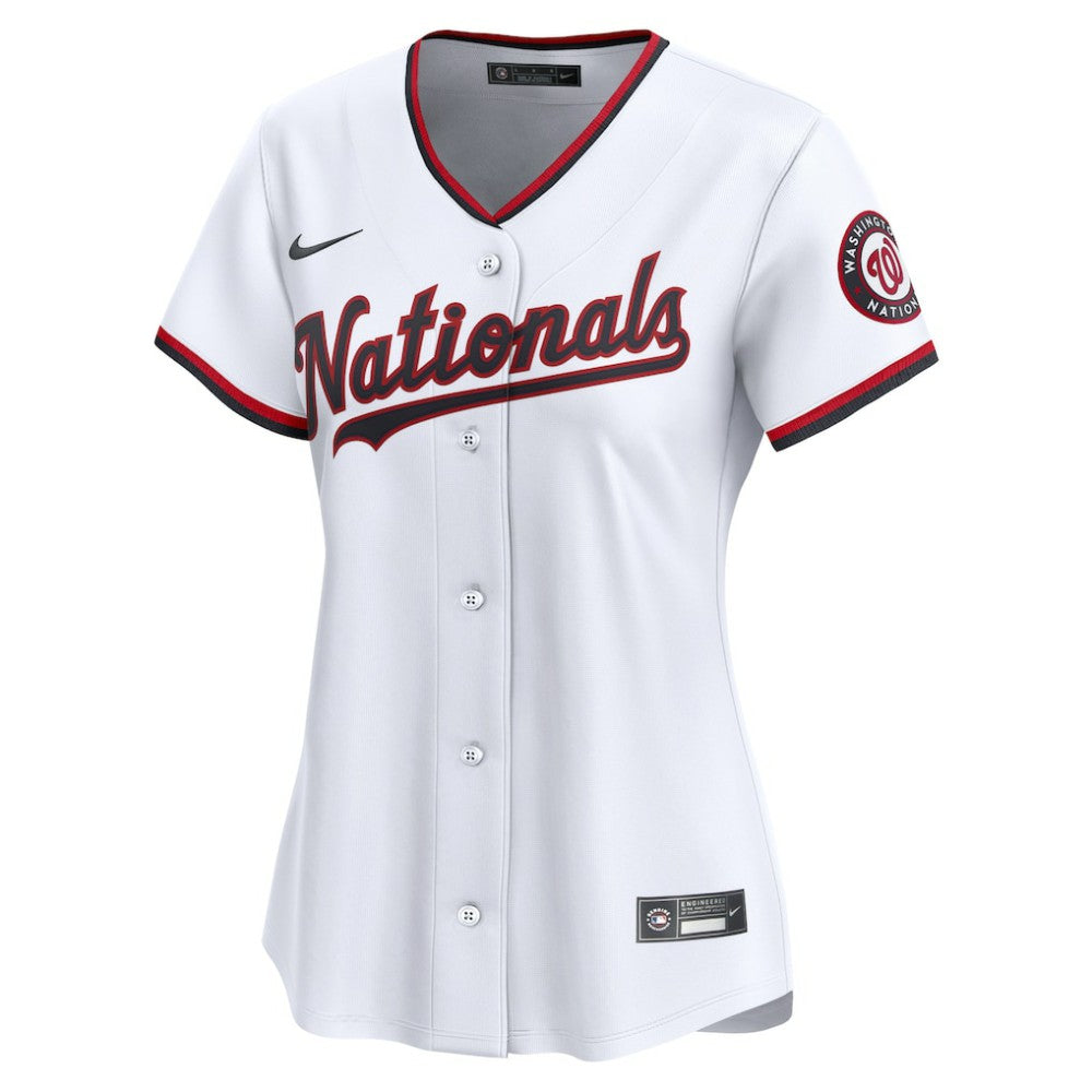MLB CJ Abrams Washington Nationals Nike Women's Home Limited Player Jersey – White