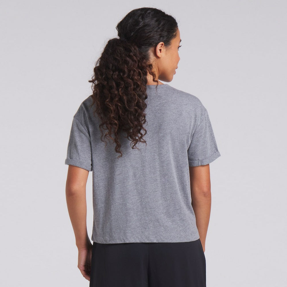 Women's Swing Pass Tri-Blend Boxy T-Shirt - San Francisco 49ers