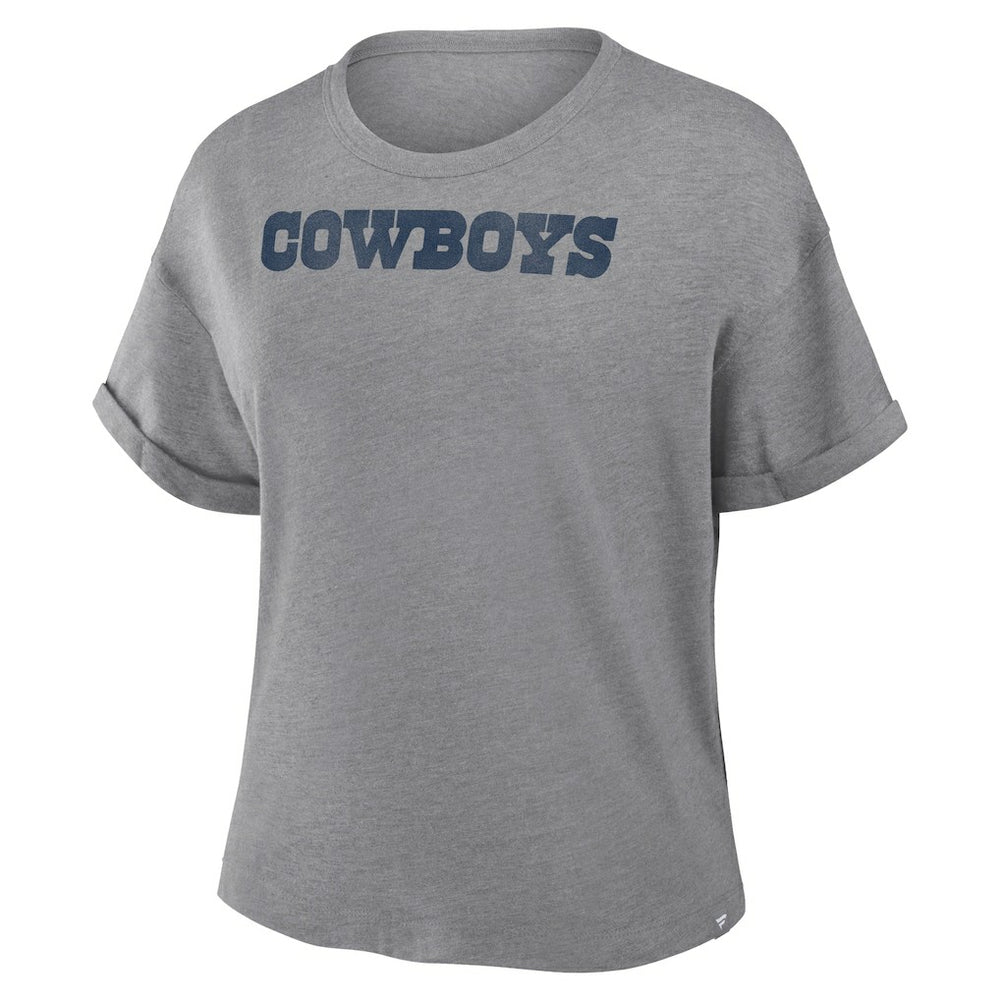 Women's Swing Pass Tri-Blend Boxy T-Shirt - Dallas Cowboys