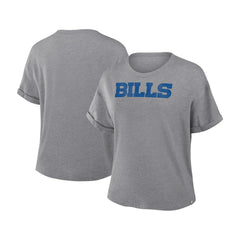 Women's Swing Pass Tri-Blend Boxy T-Shirt - Buffalo Bills