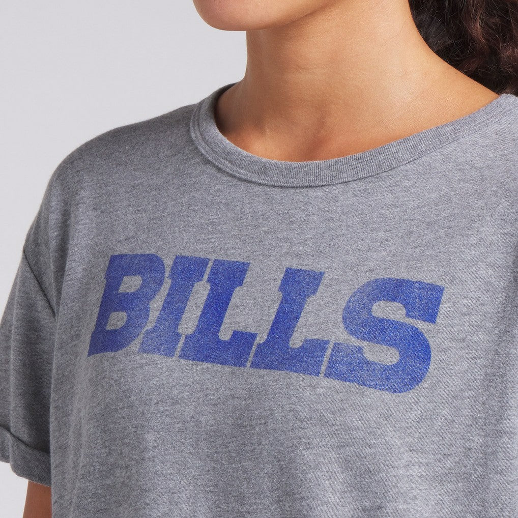 Women's Swing Pass Tri-Blend Boxy T-Shirt - Buffalo Bills