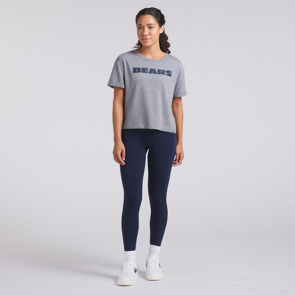 Women's Swing Pass Tri-Blend Boxy T-Shirt - Chicago Bears