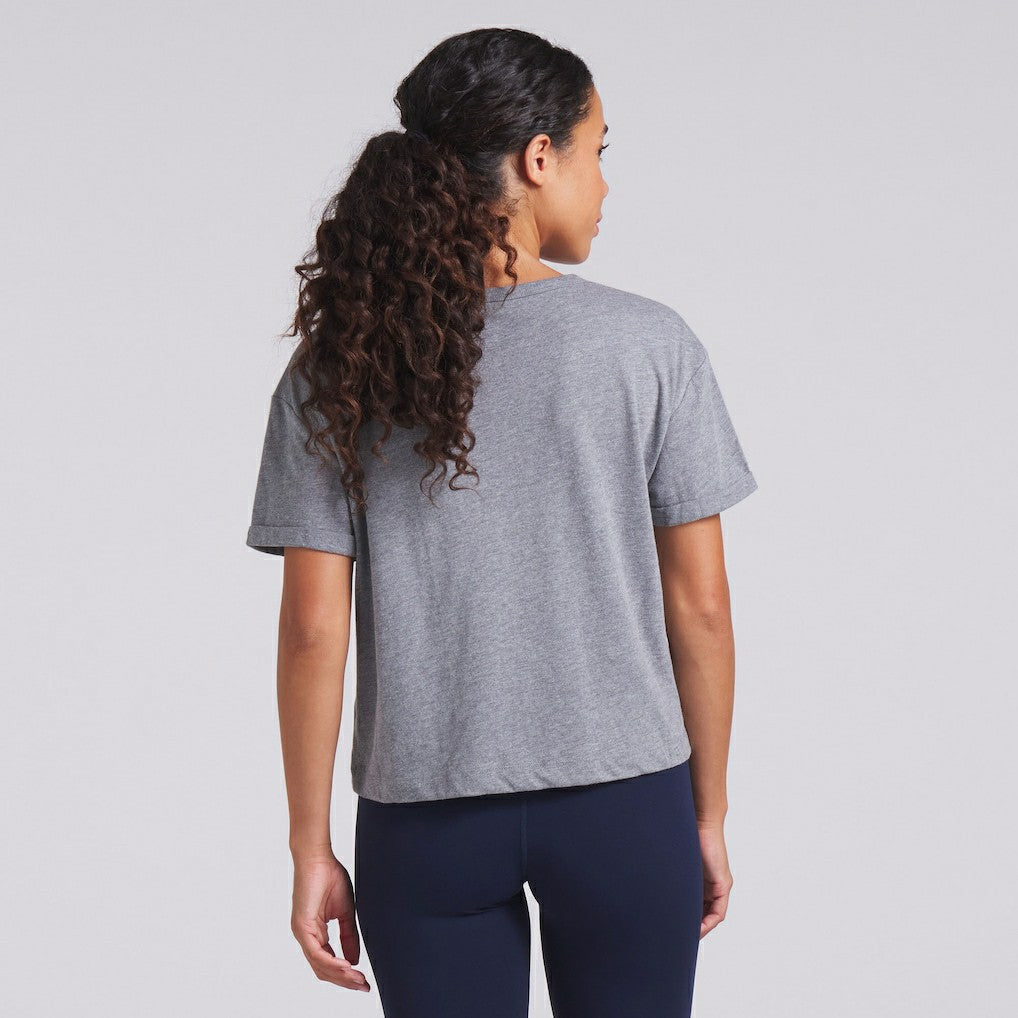 Women's Swing Pass Tri-Blend Boxy T-Shirt - Chicago Bears