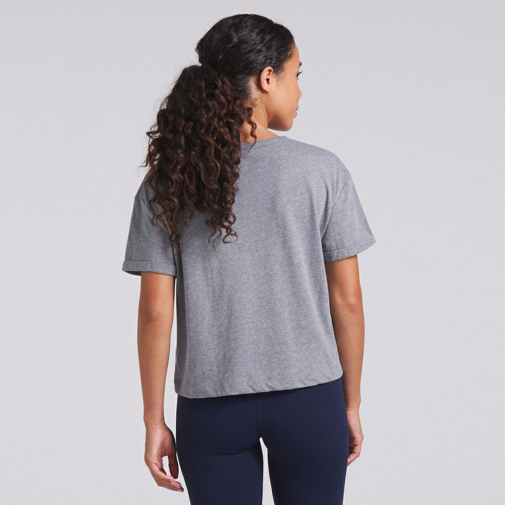 Women's Swing Pass Tri-Blend Boxy T-Shirt - Chicago Bears