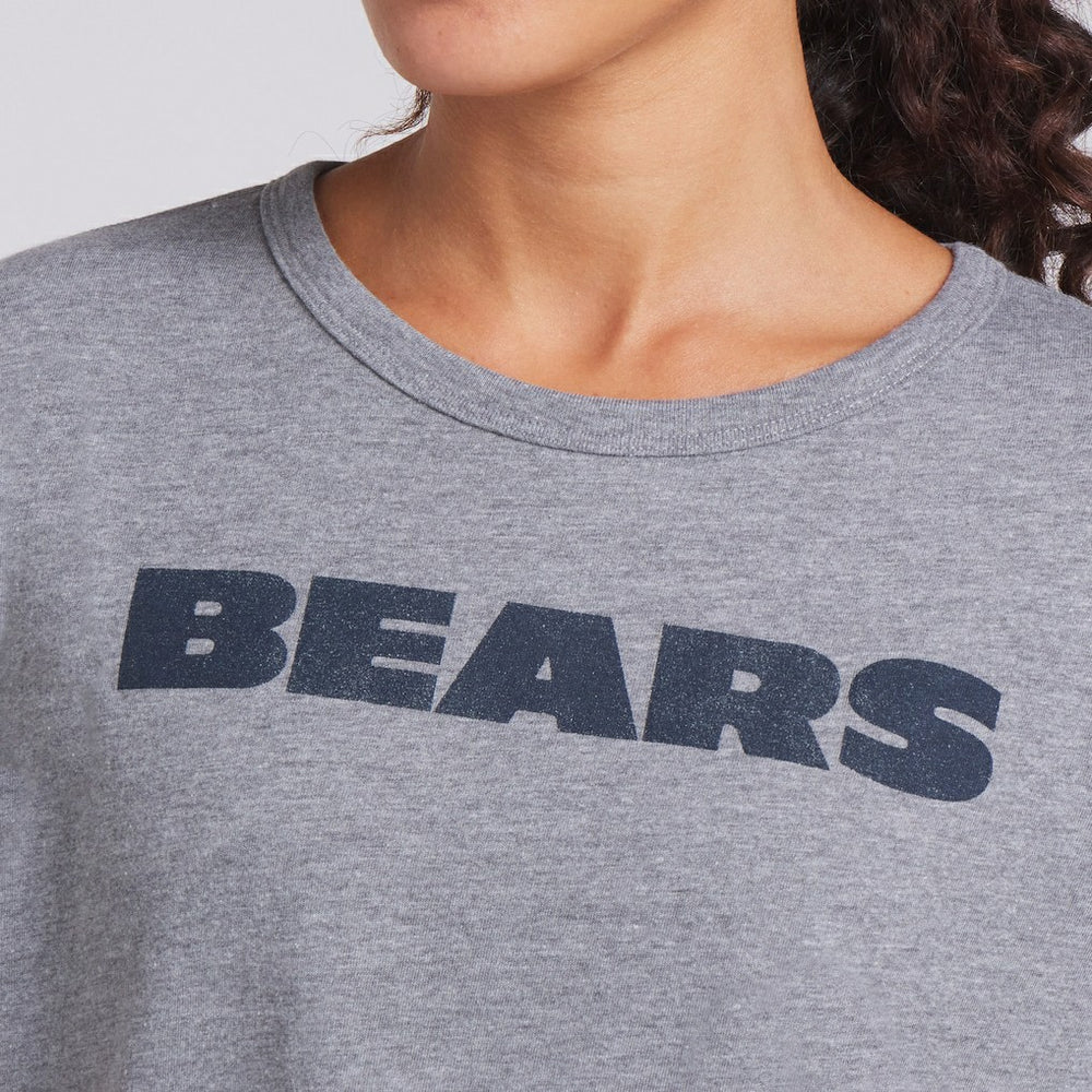 Women's Swing Pass Tri-Blend Boxy T-Shirt - Chicago Bears