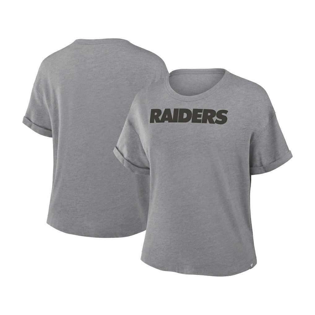 Women's Swing Pass Tri-Blend Boxy T-Shirt - Las Vegas Raiders