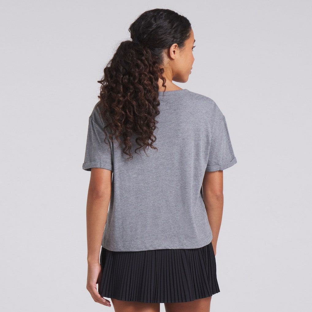 Women's Swing Pass Tri-Blend Boxy T-Shirt - Las Vegas Raiders