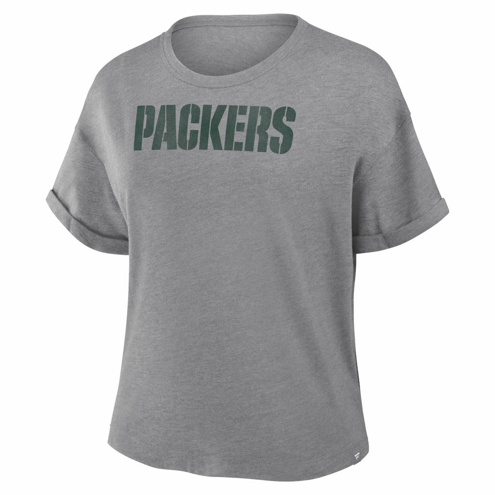 Women's Swing Pass Tri-Blend Boxy T-Shirt - Green Bay Packers